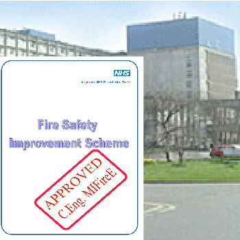 Authorising engineer (fire) approved fire safety improvement plan.